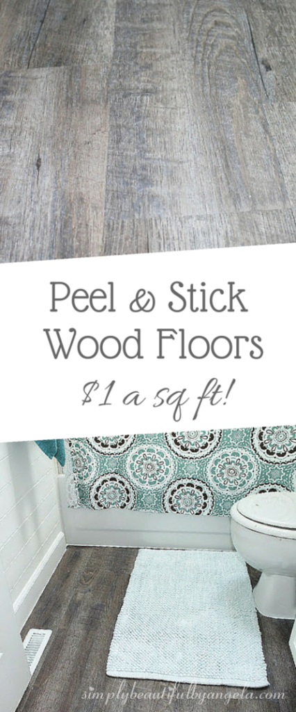 Peel And Stick Wood Look Vinyl Flooring Simply Beautiful