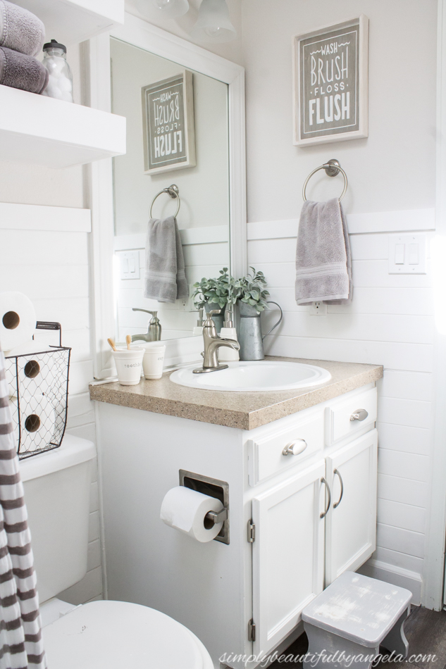 Farmhouse Style Kids Bathroom Makeover-21 | Simply Beautiful By Angela