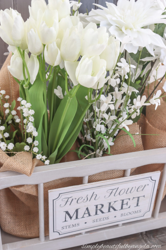 Thrifted Magazine Holder To Flower Market Basket