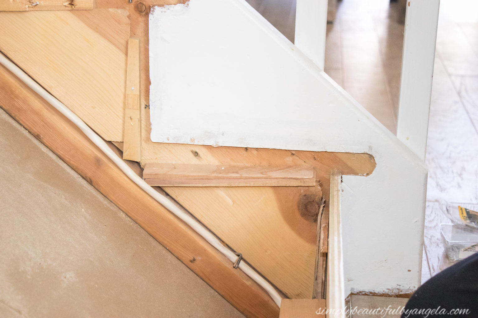 Installing New Treads and Risers: The Progress!