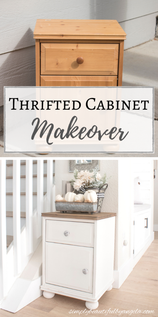 Thrift Store Side Table Makeover with Chalk Paint - The House on Silverado