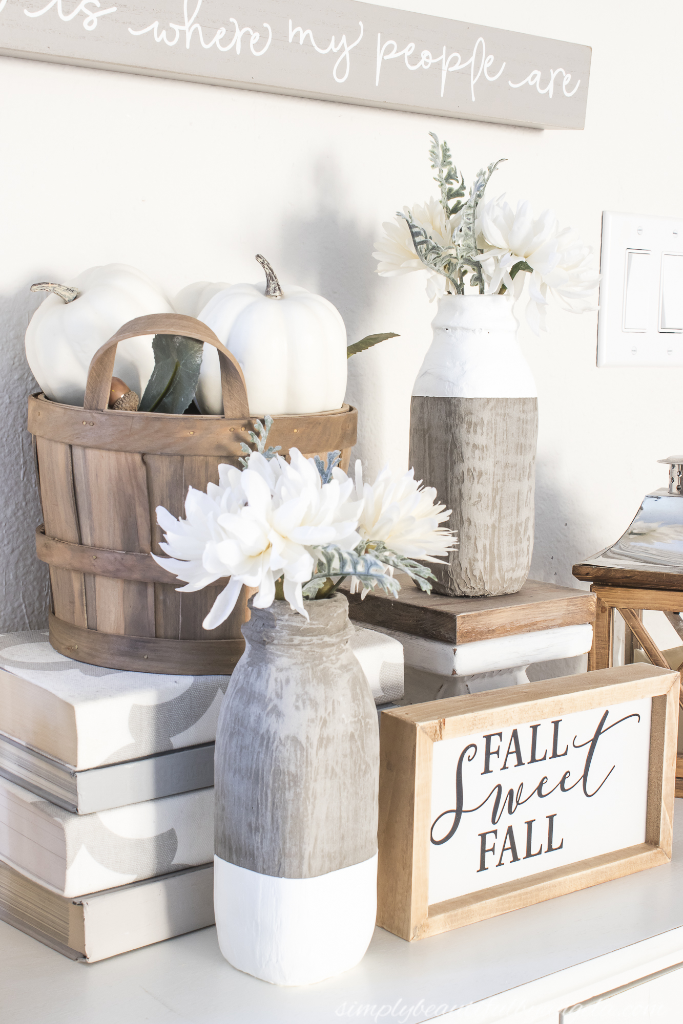 DIY Dipped Concrete Vases