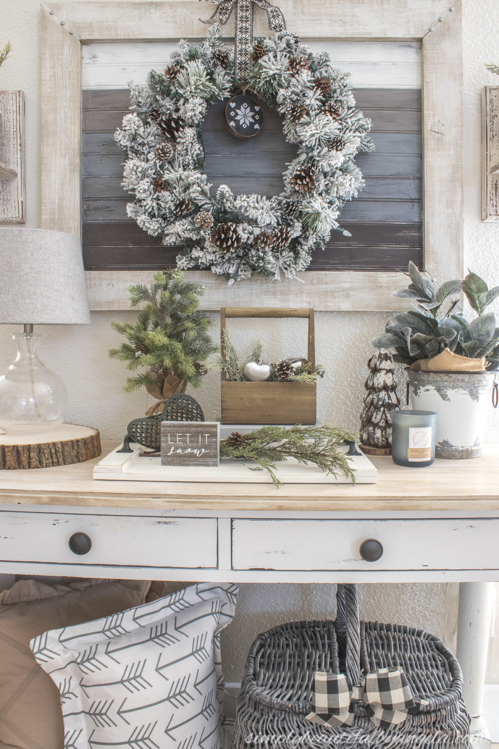Transitioning from Christmas to Winter/Valentines Decor