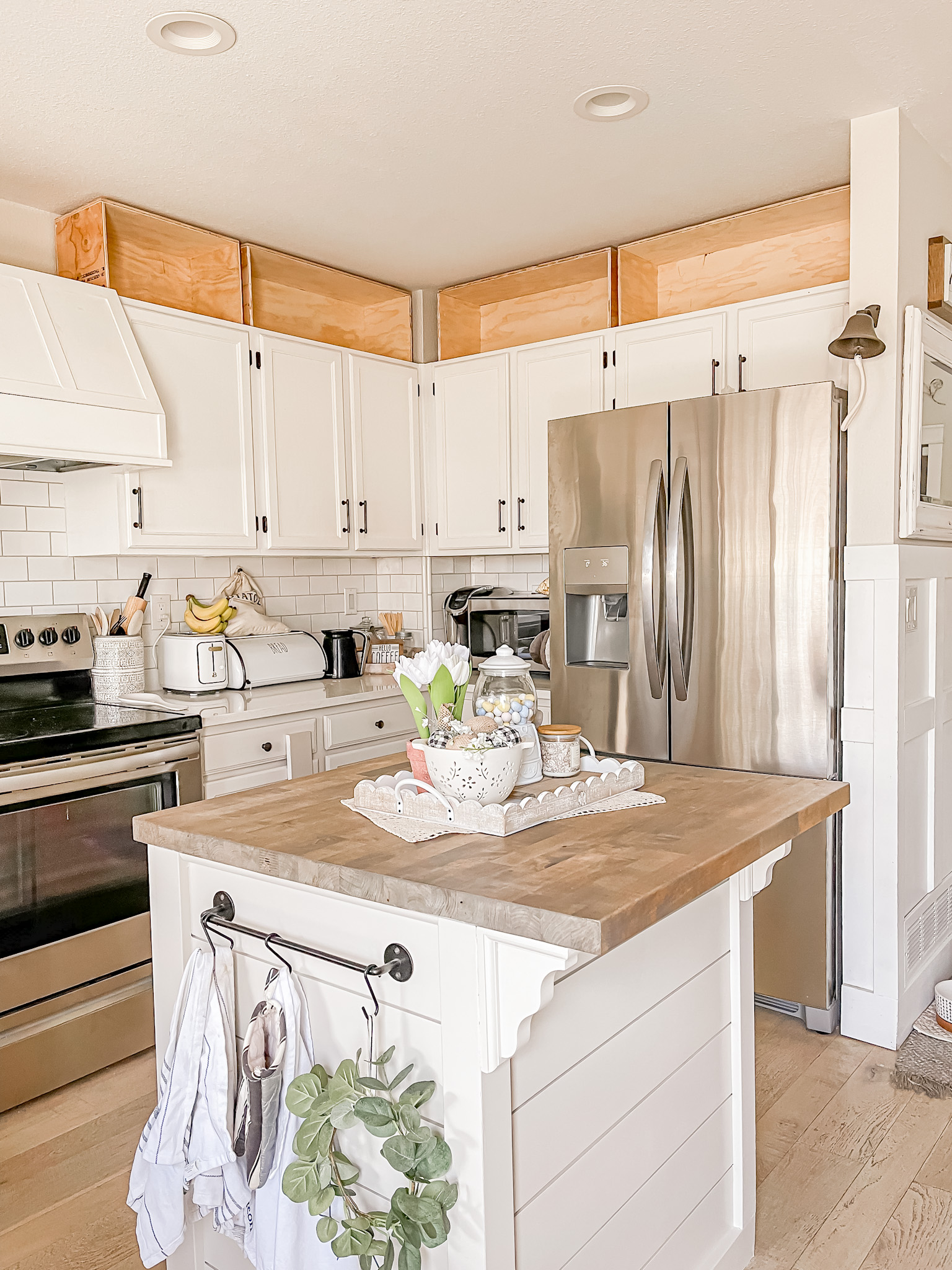 DIY Upper Cabinet Boxes