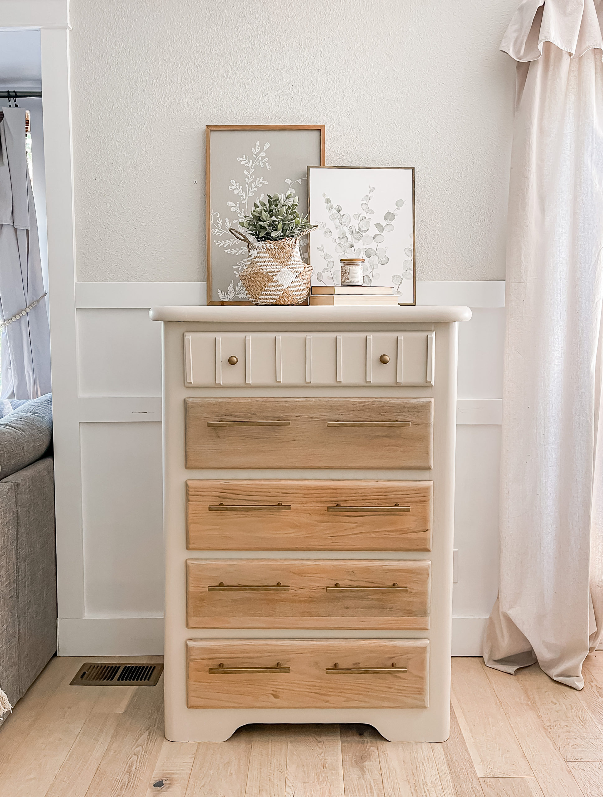 Tall Oak Dresser Gets A New Look   IMG 2164 Scaled 