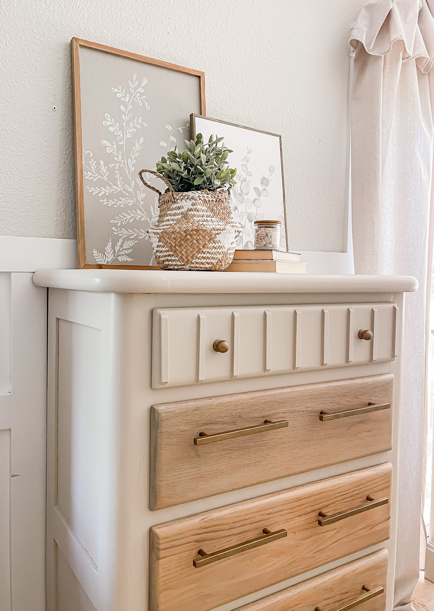 Tall Oak Dresser Gets A New Look   IMG 2168 1 1454x2048 