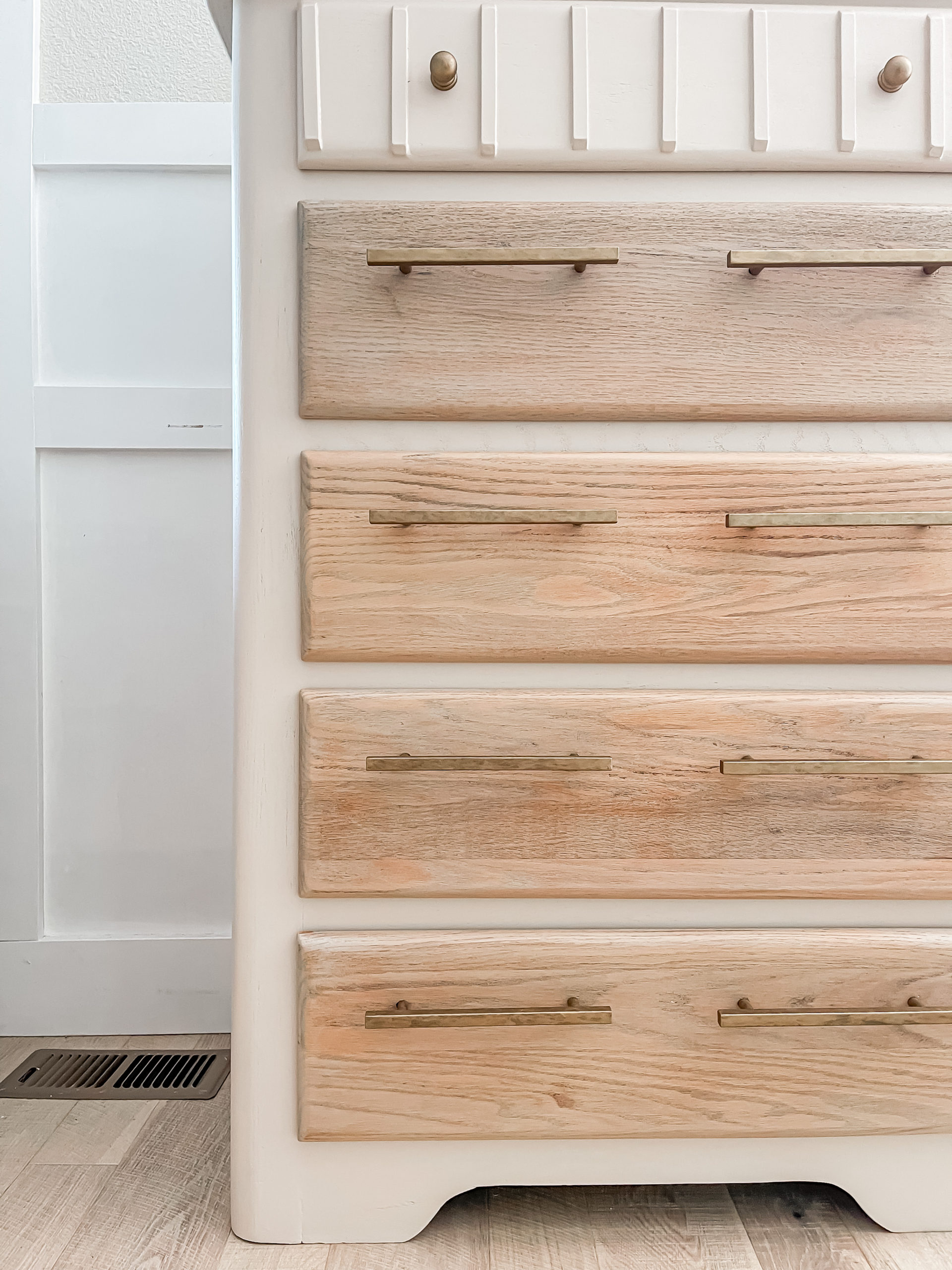 Tall Oak Dresser Gets a New Look