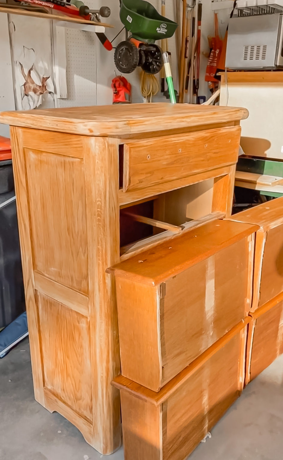 Tall Oak Dresser Gets A New Look   IMG 4164 945x1536 