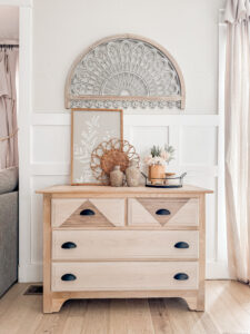 Boho Style Oak Dresser Makeover