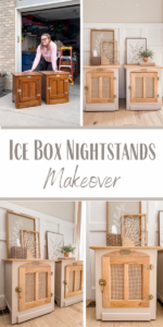 Vintage Ice Box Style Nightstands Makeover